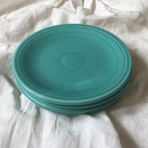 Fiestaware Turquoise Bread Plates